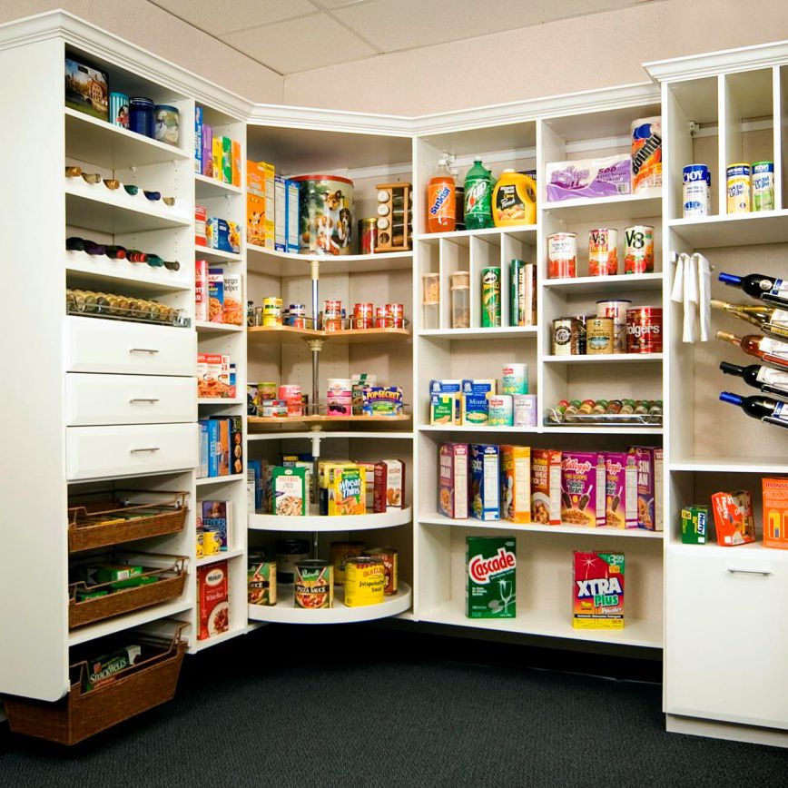 types of kitchen pantries