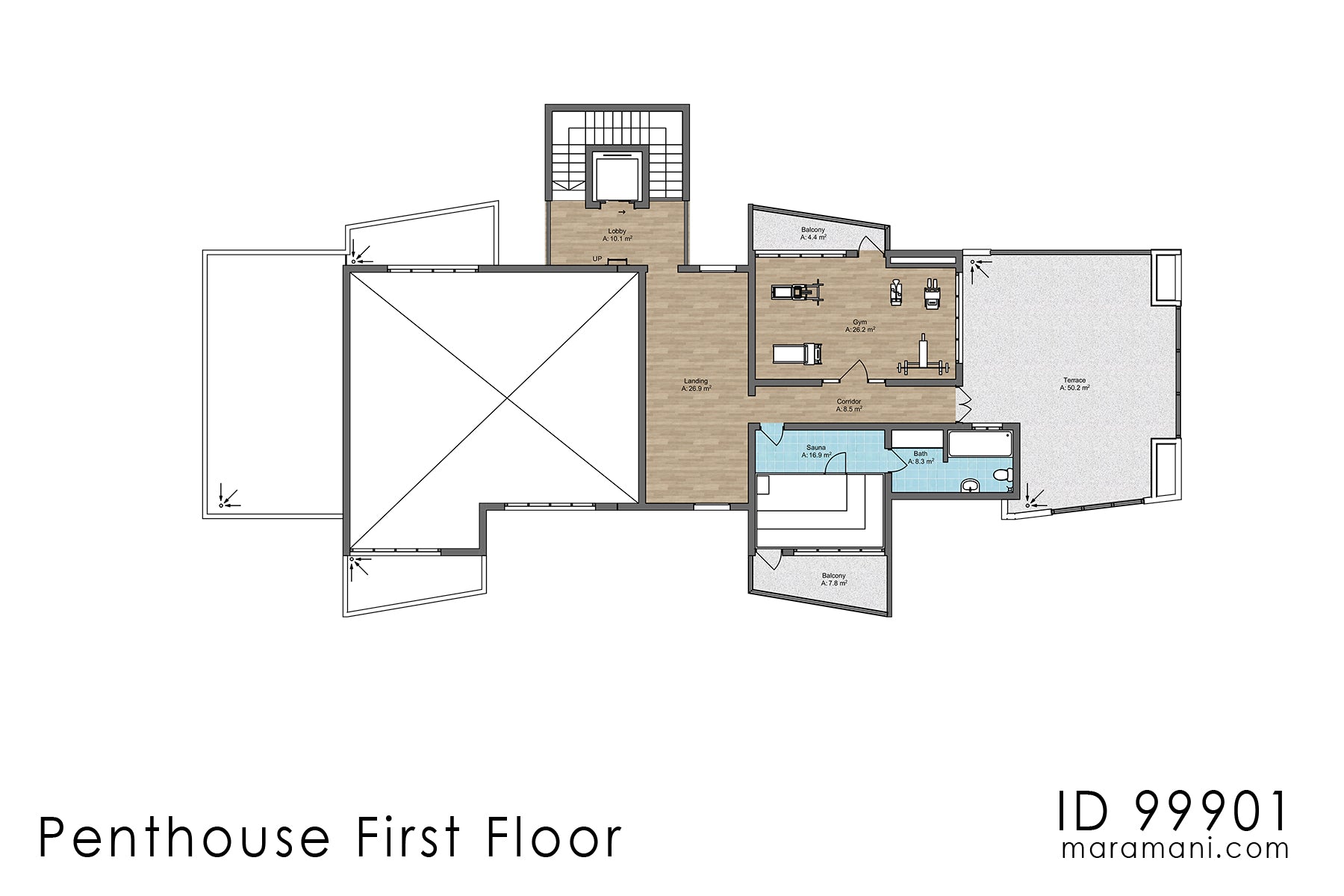 17 Flats Apartment Block - ID 99901