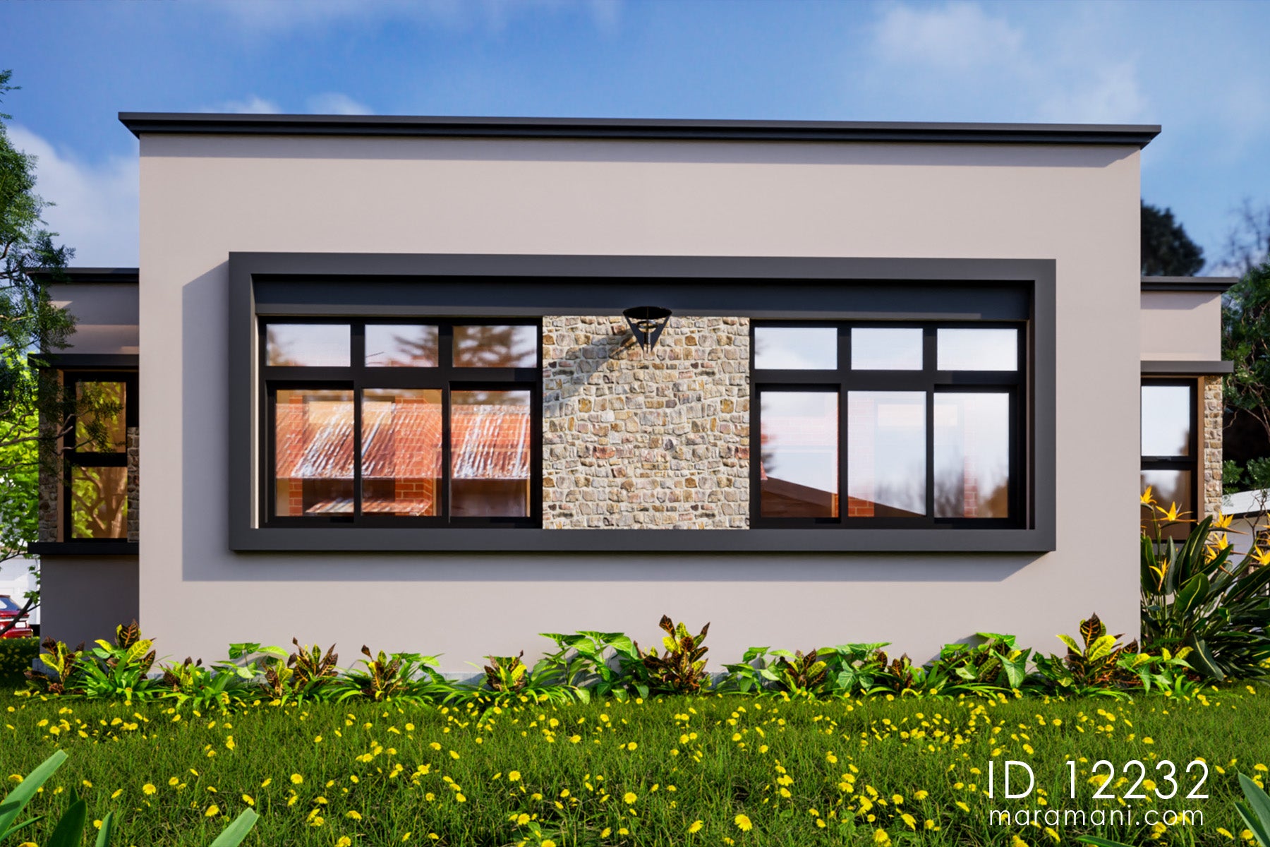 1 Bedroom Duplex house plan - ID 12232