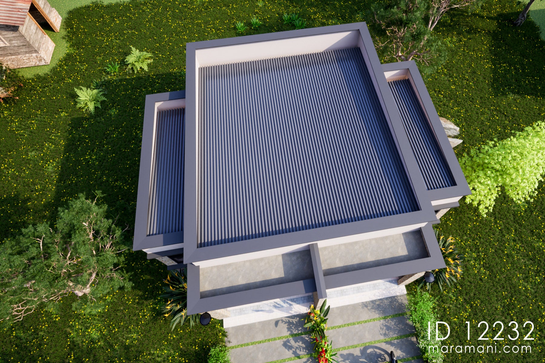 1 Bedroom Duplex house plan - ID 12232