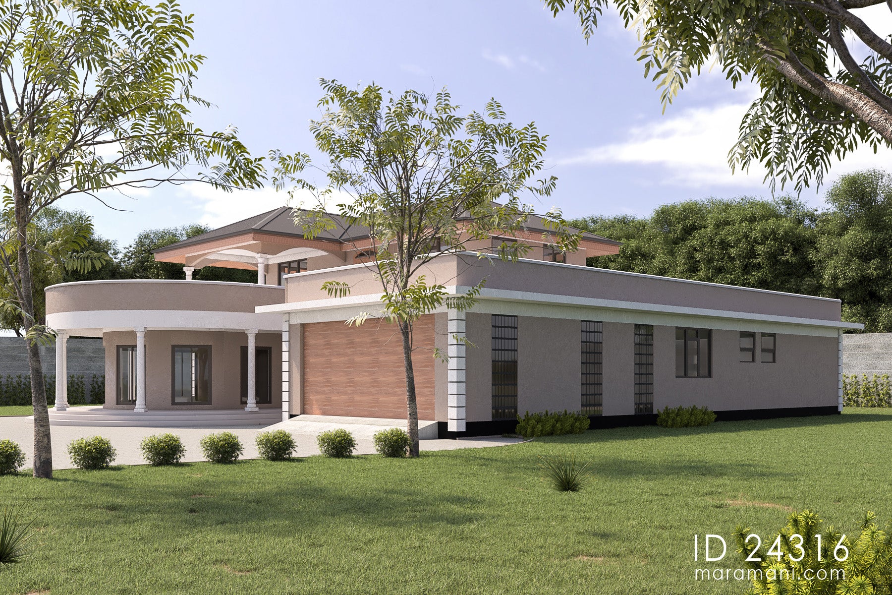 4 Bedroom House Plan with garage - ID 24316