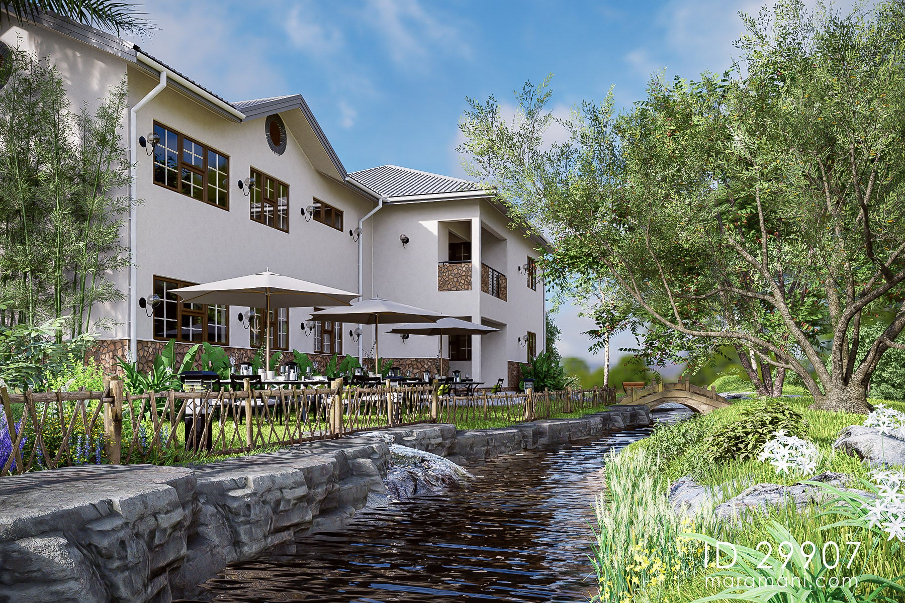 9 Bedroom Lodge Design - ID 29907