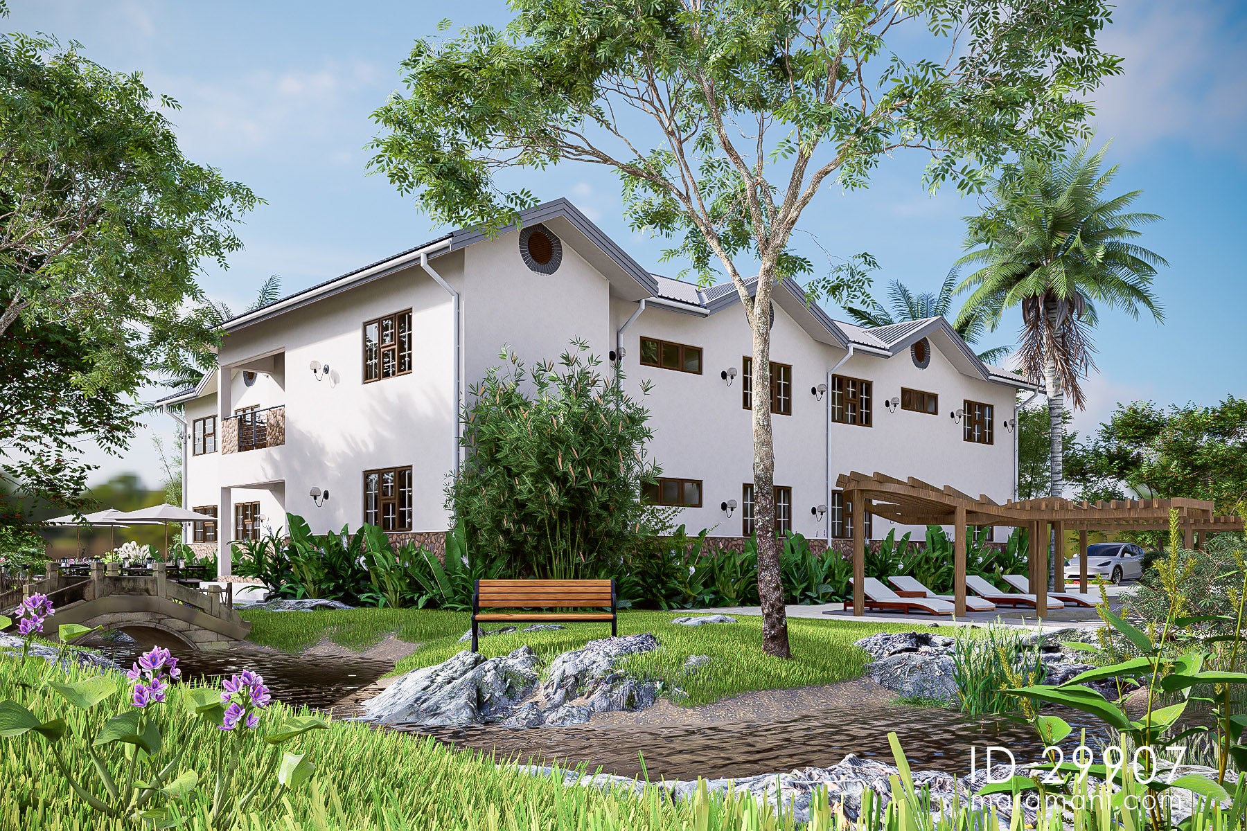 9 Bedroom Lodge Design - ID 29907