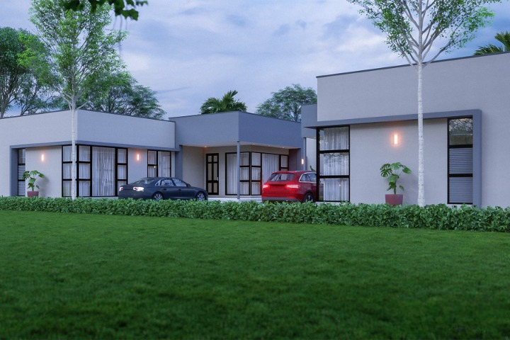 Contemporary 2 Bedroom House Plan - ID 12223
