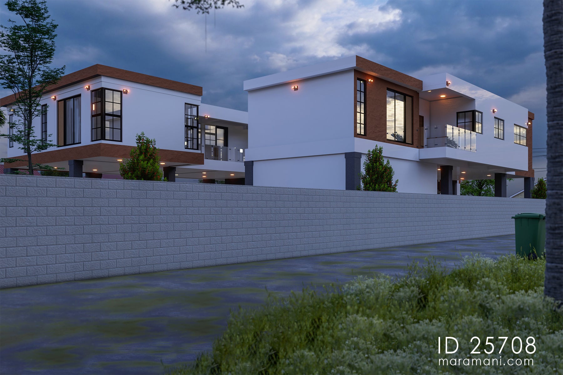 Contemporary 5 Bedroom Mansion - ID 25708