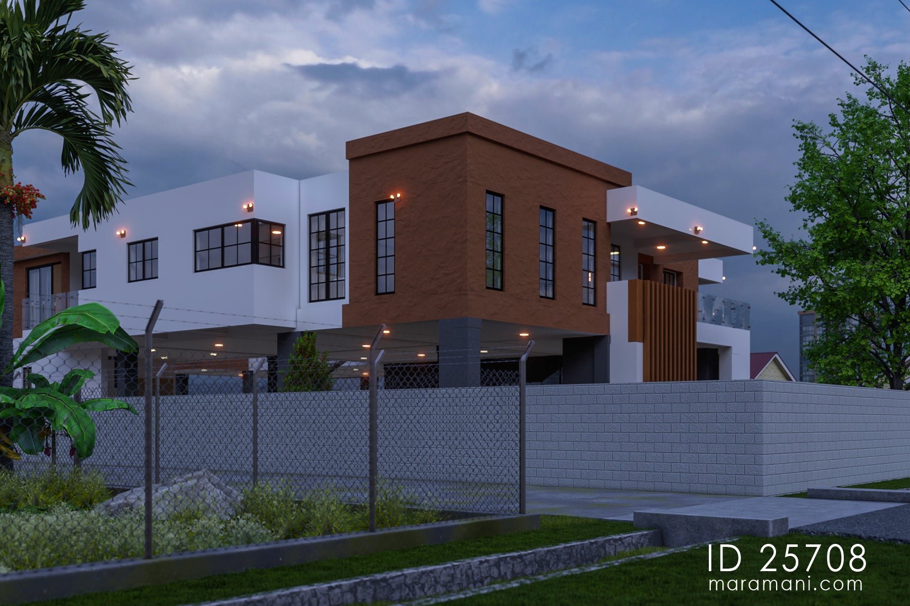 Contemporary 5 Bedroom Mansion - ID 25708