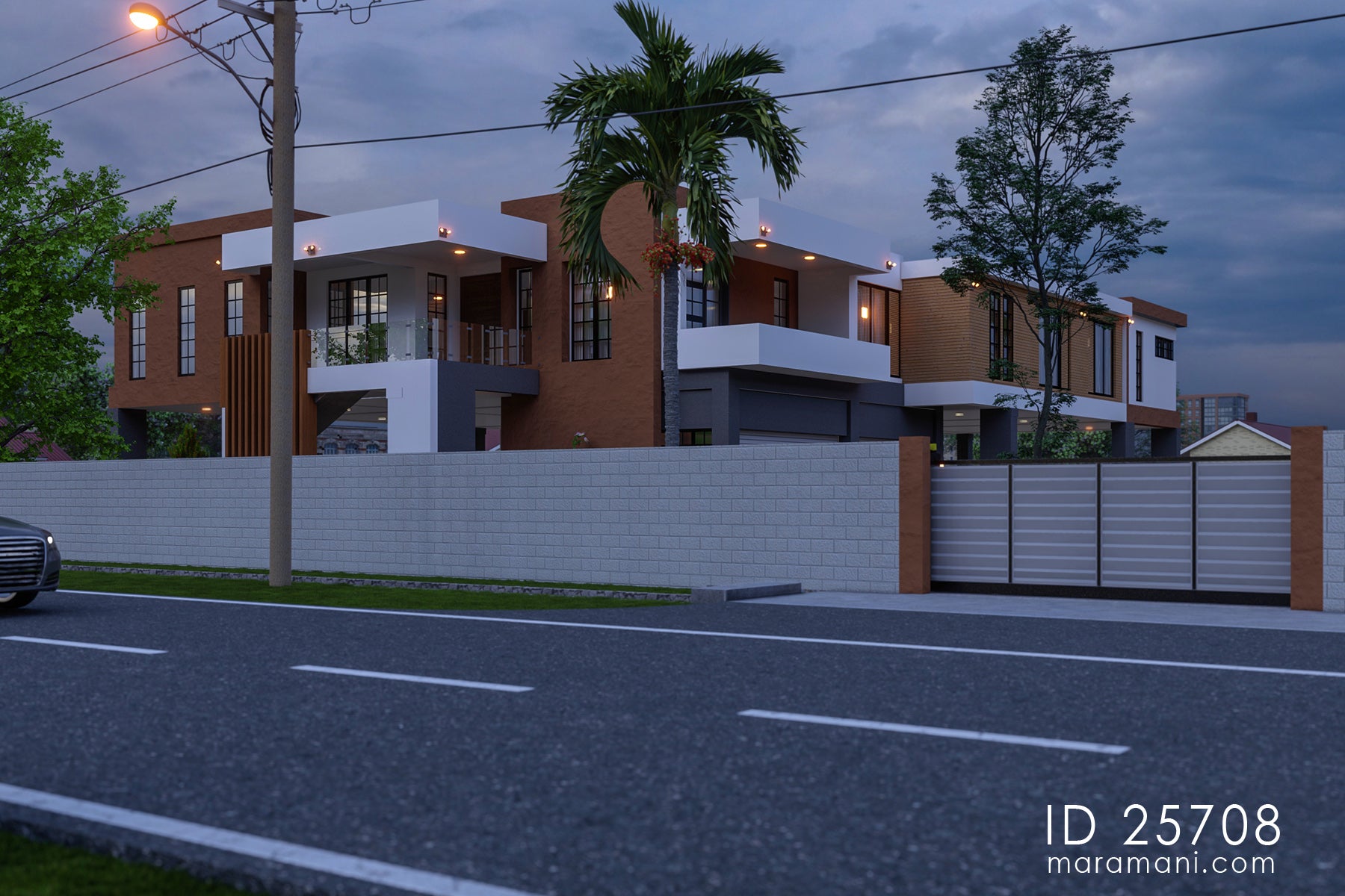 Contemporary 5 Bedroom Mansion - ID 25708