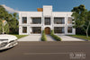 Fourplex 2-Bedroom apartment House Plan - ID 38801 - Area 523 sqm