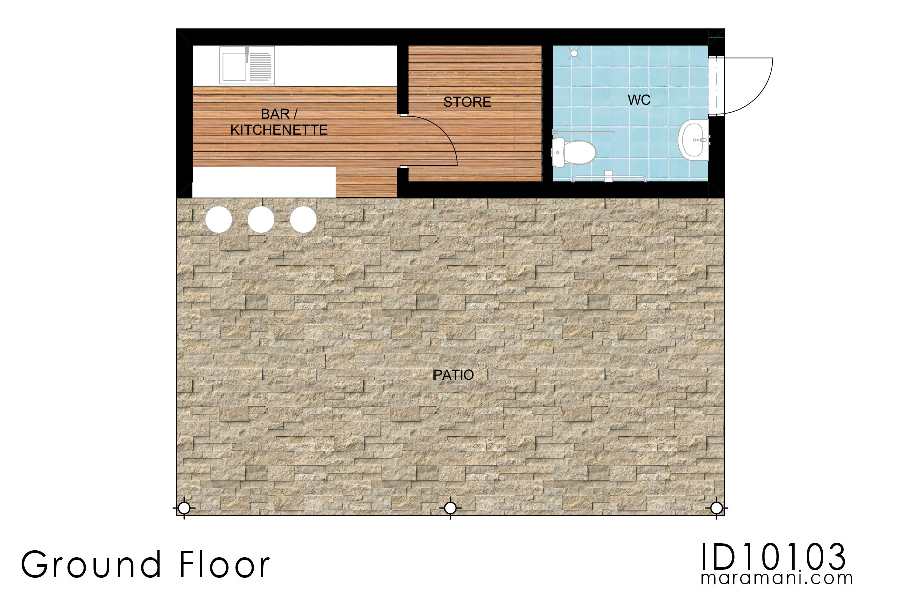 Cozy single-story plan - ID 10103