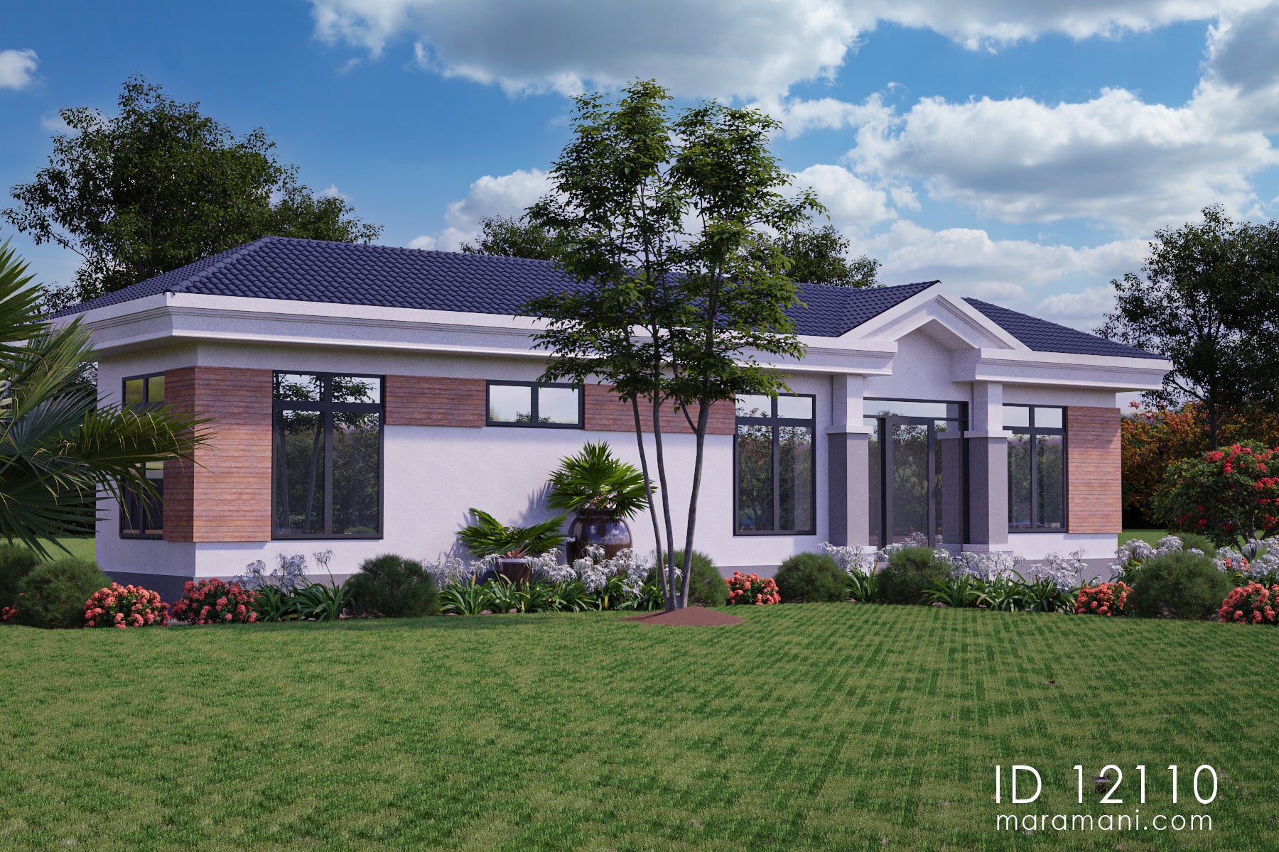 Narrow house plan - ID 12110