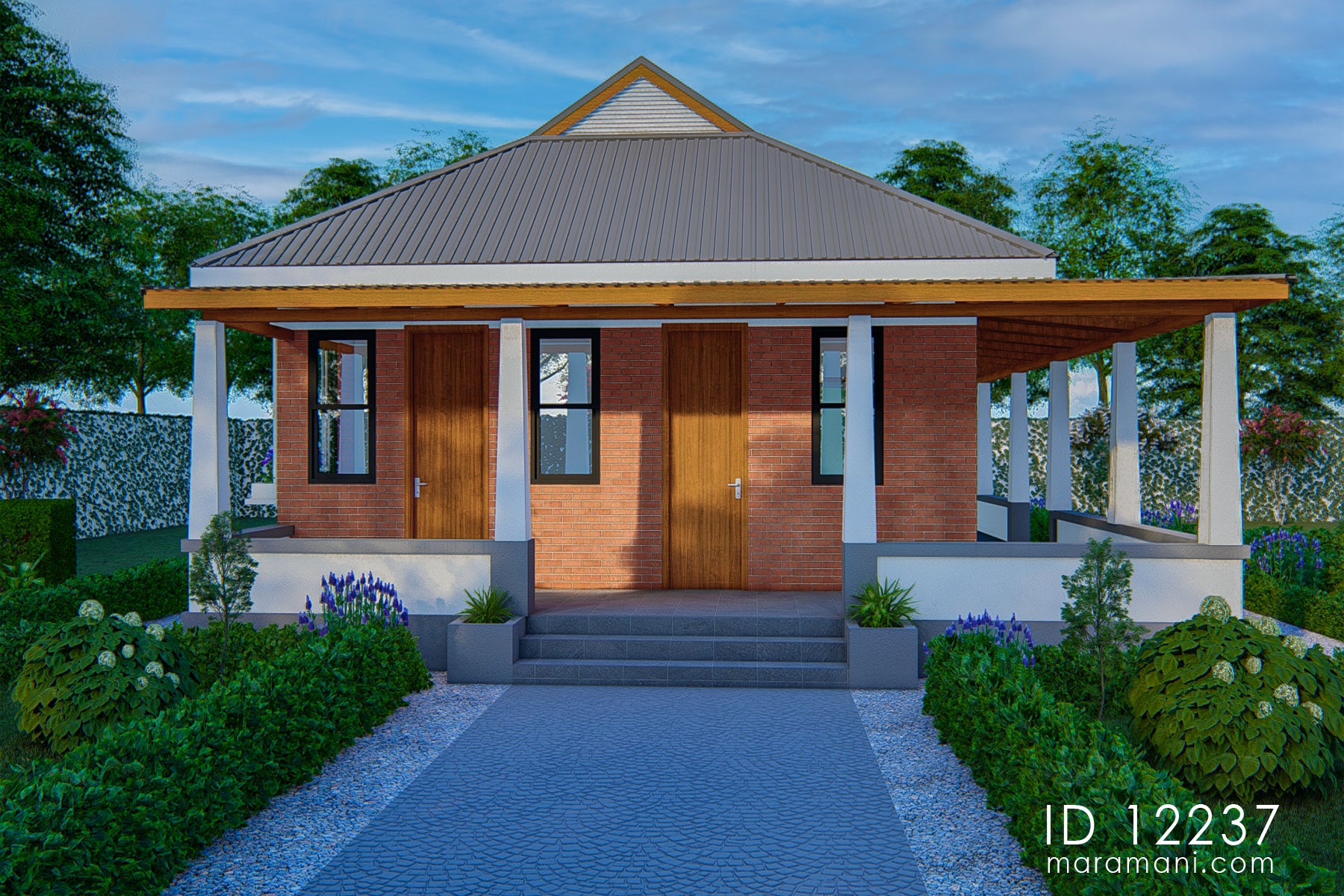 Spacious and Functional Single-Story Family Home Plan-ID 12237