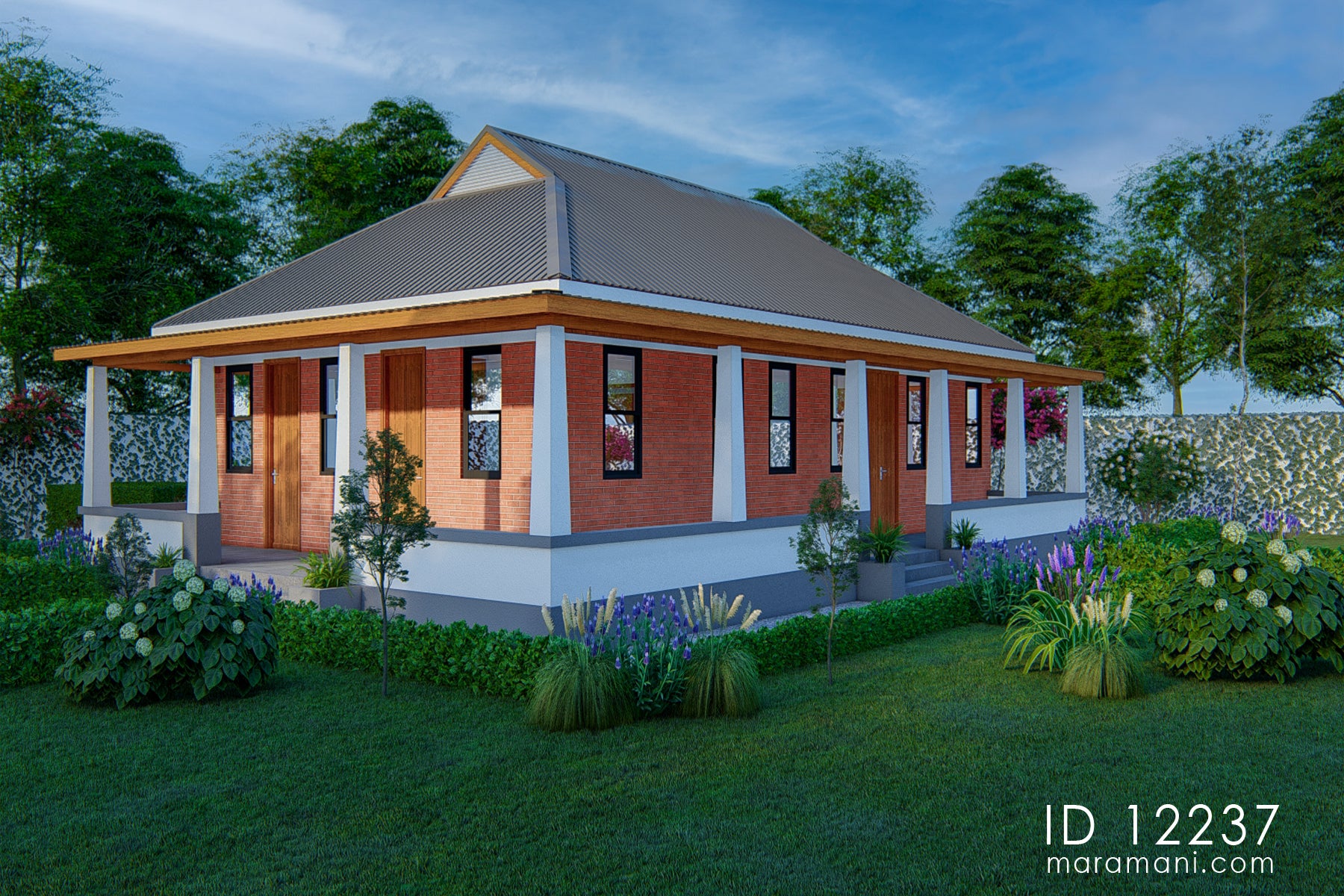 Spacious and Functional Single-Story Family Home Plan-ID 12237