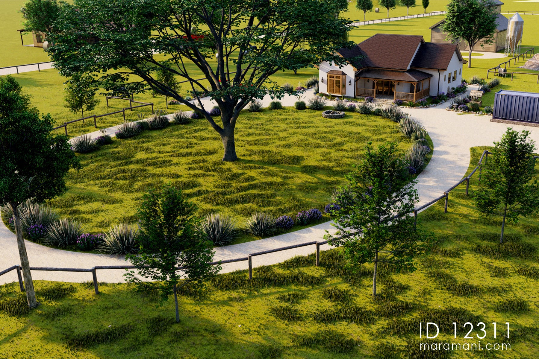 Spacious 2-Bedroom, 1-Story House Plan - ID 12311