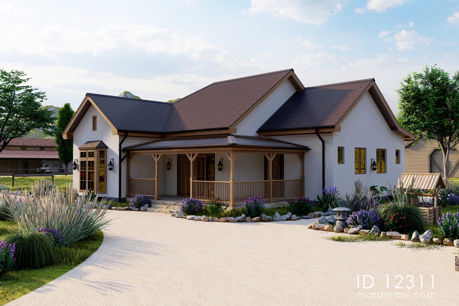 Spacious 2-Bedroom, 1-Story House Plan - ID 12311