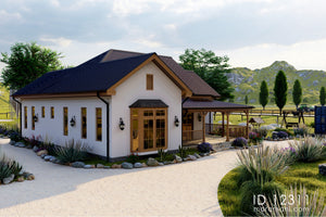 Spacious 2-Bedroom, 1-Story House Plan - ID 12311