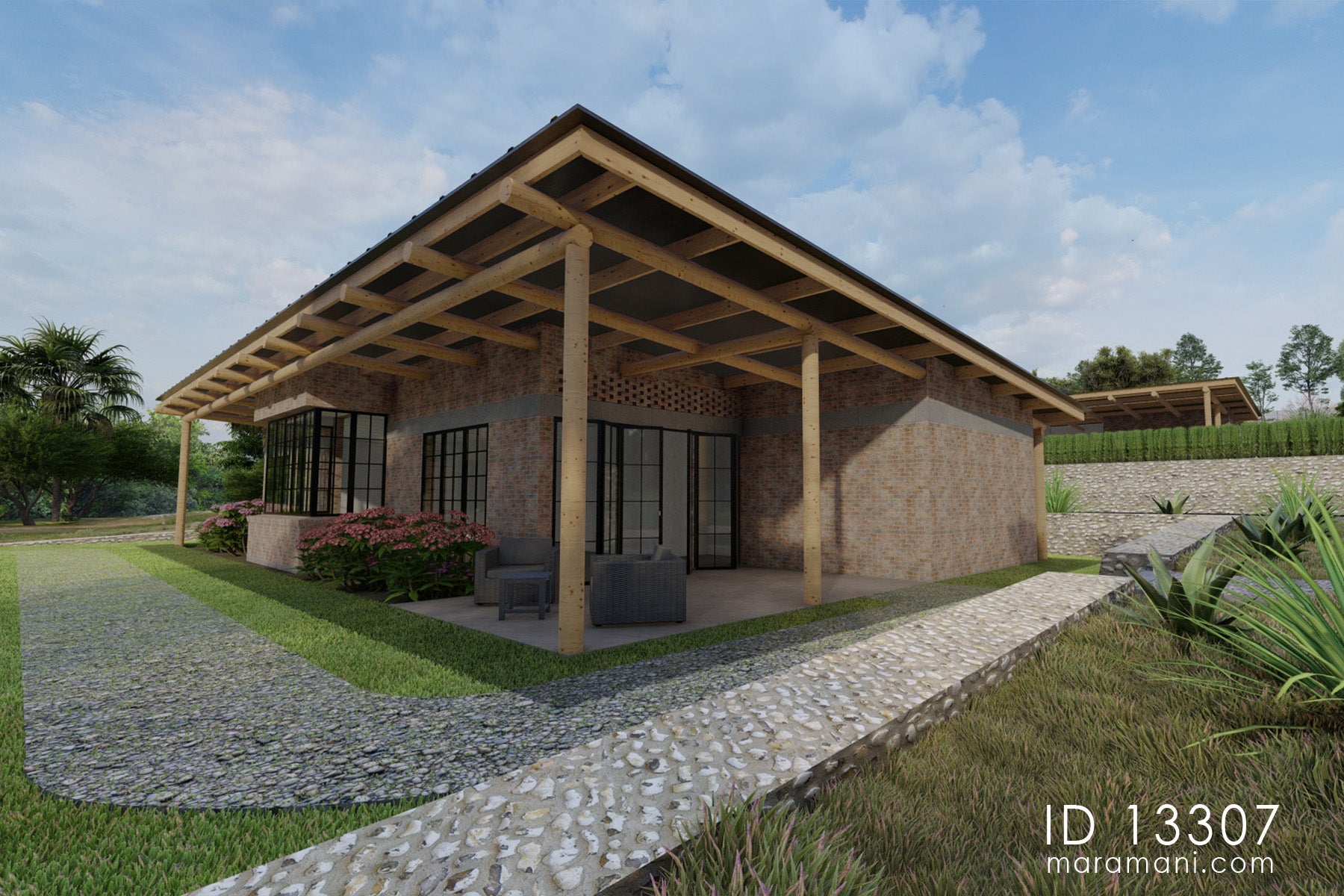 3 Bedroom House Plan - ID 13307