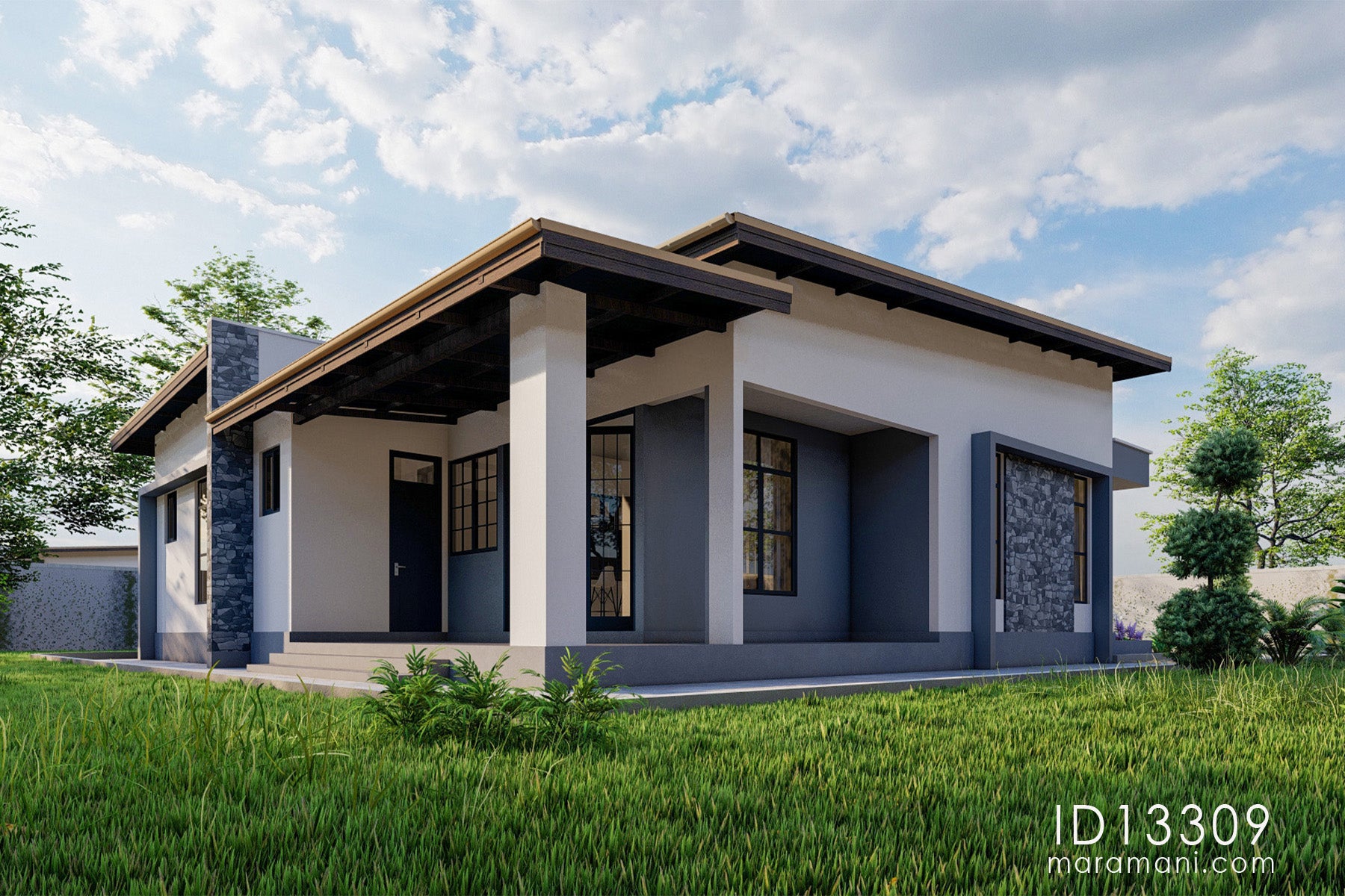 3 Bedroom House Plan - ID 13309