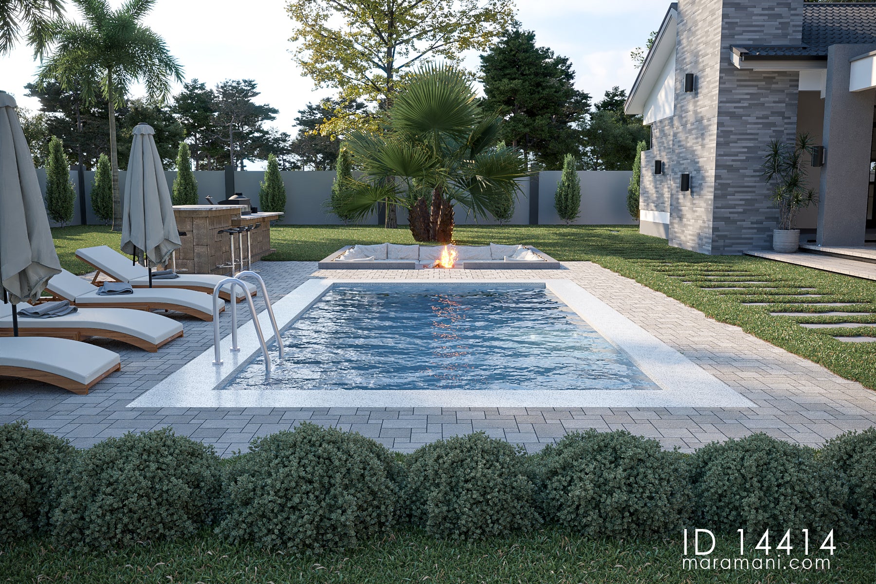 4 bedroom 4 bath house Plan - ID 14414