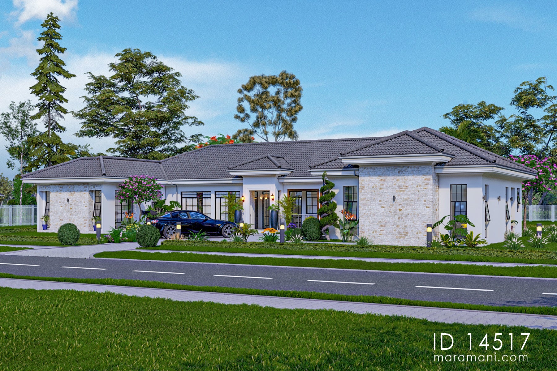 4-Bedroom house Plan - ID 14517