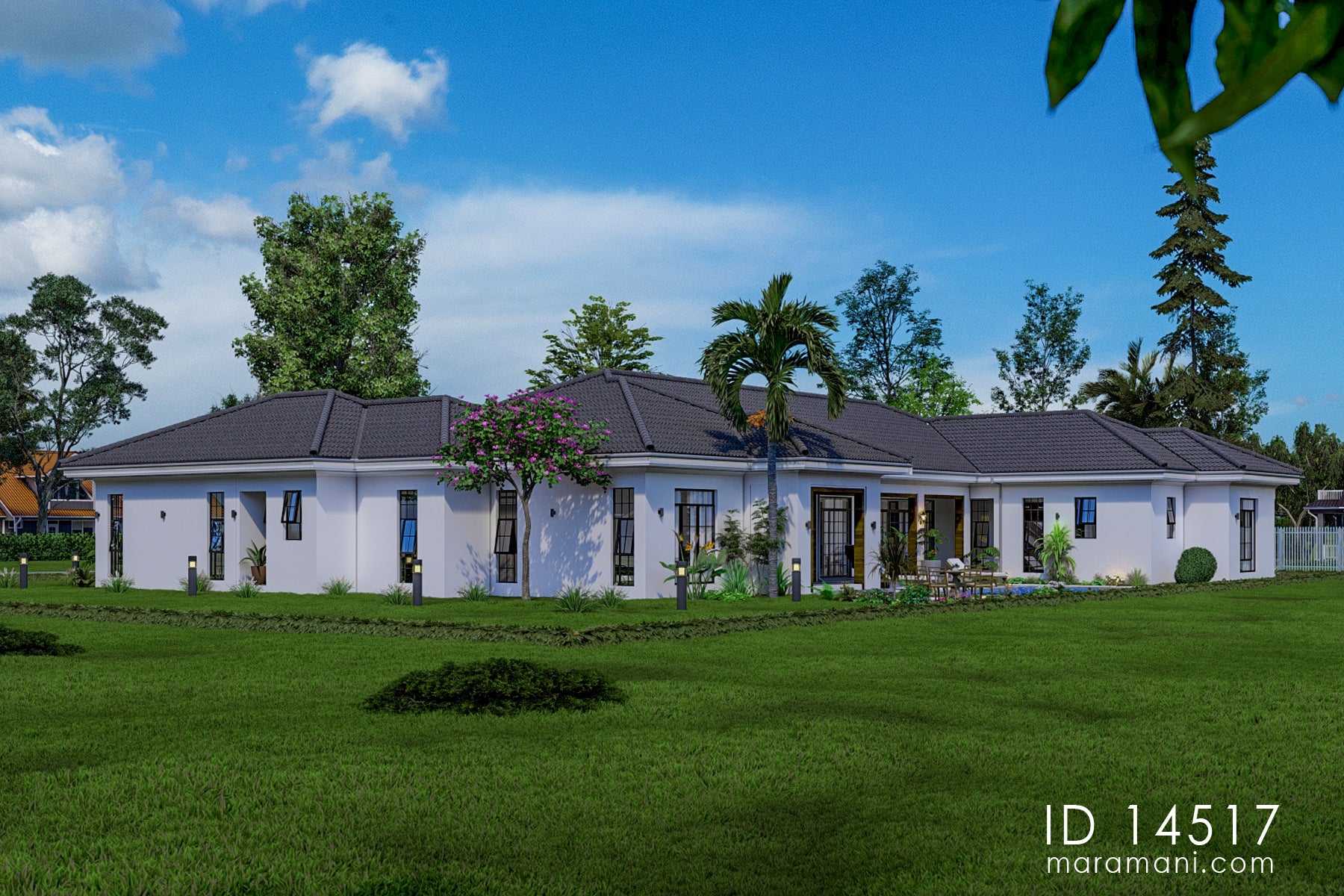 4-Bedroom house Plan - ID 14517