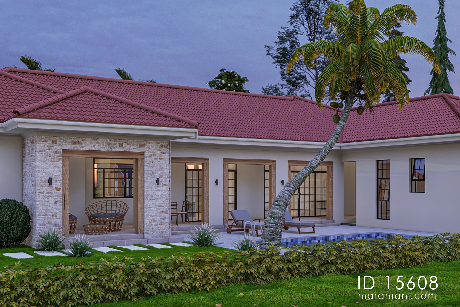 5-Bedroom House Plan - ID 15608