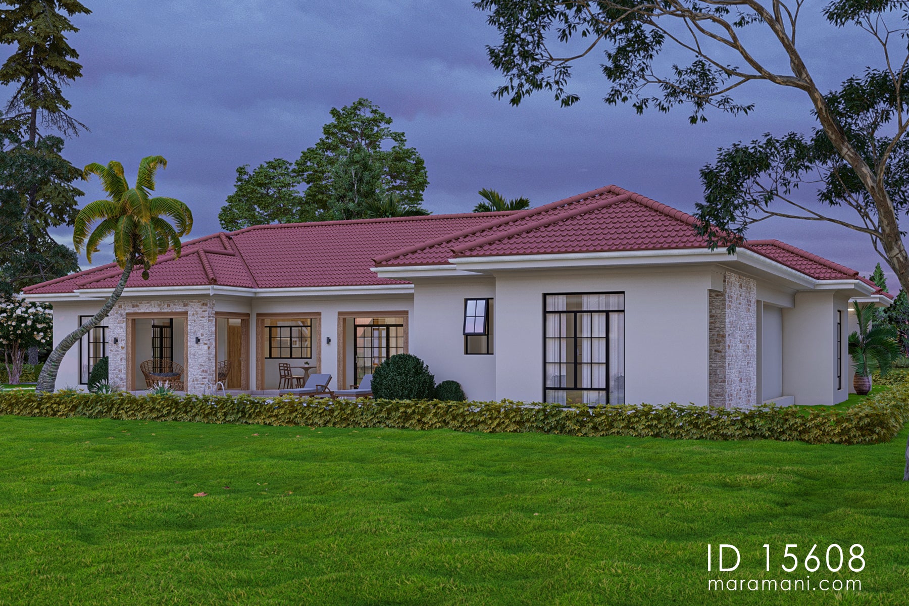 5-Bedroom House Plan - ID 15608