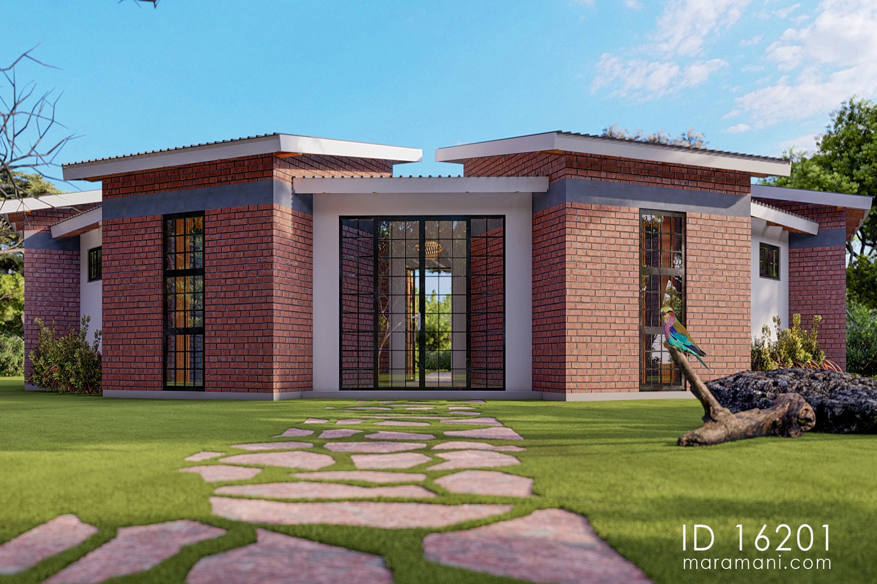 6-bedroom Hostel Plan -ID 16201