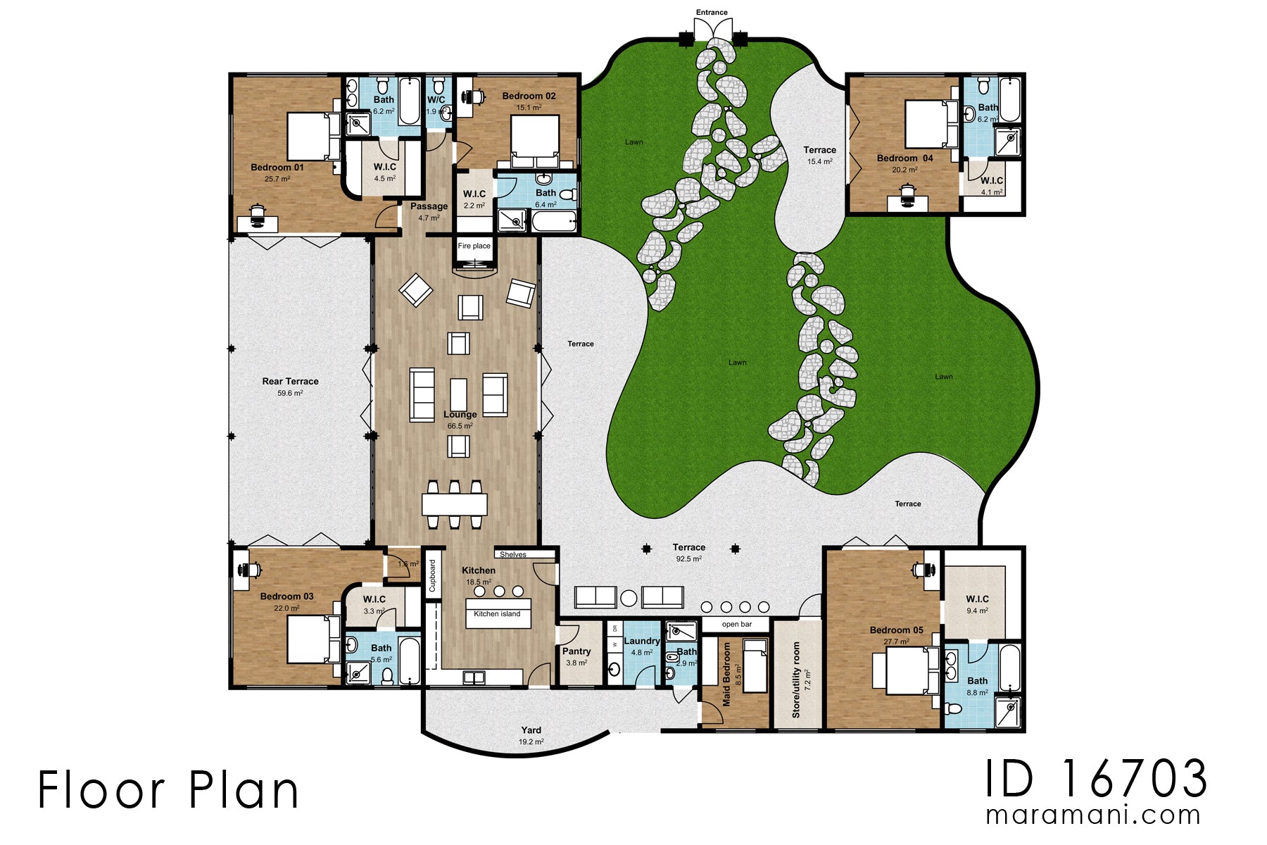 Proposed 6-Bedroom Residential House - ID 16703