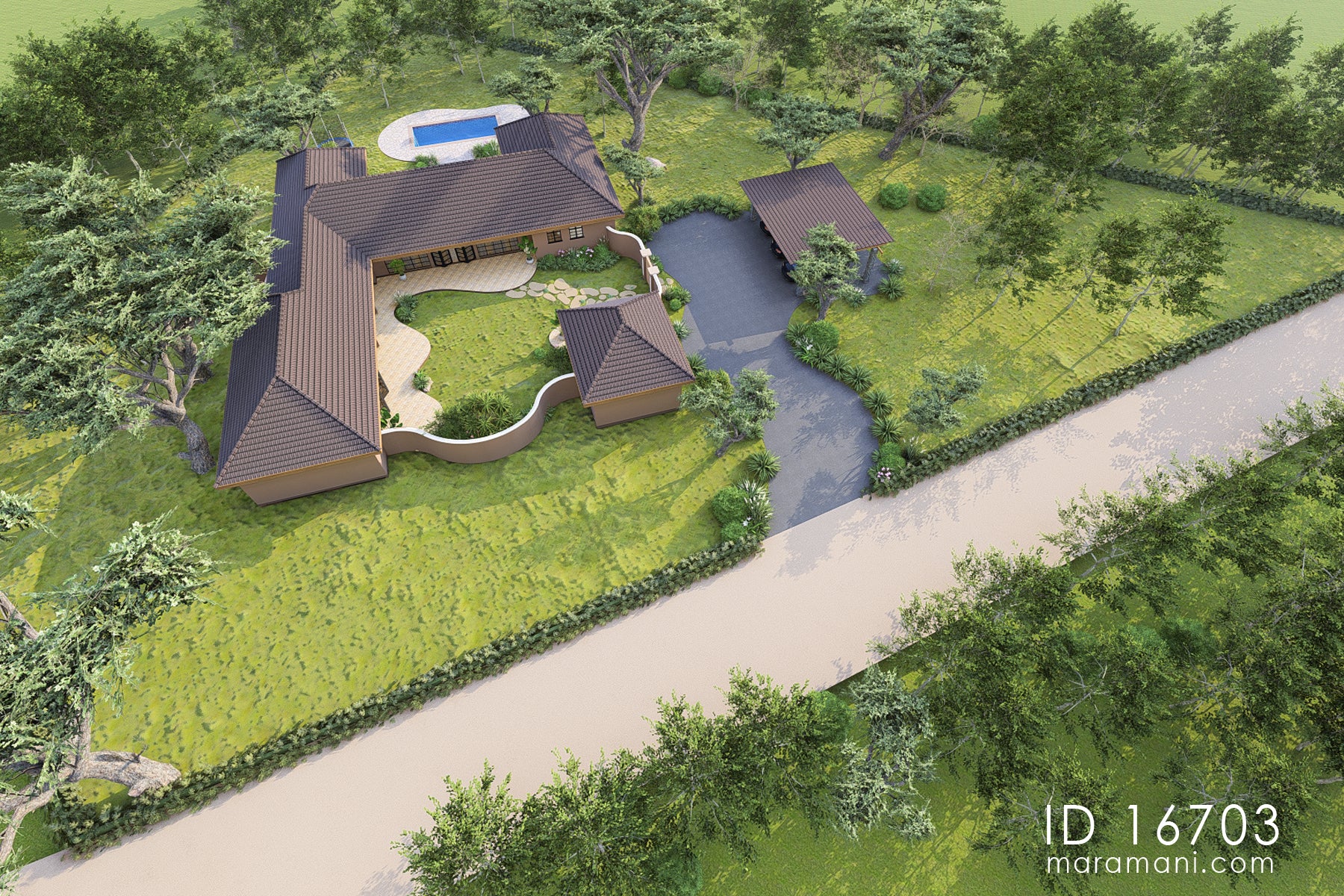 Proposed 6-Bedroom Residential House - ID 16703