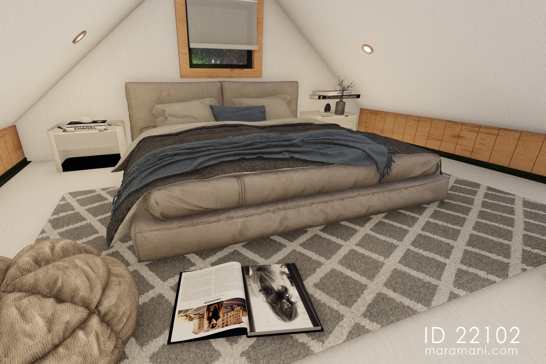 Compact 2-Bedroom, 2-Story House Plan - ID 22102