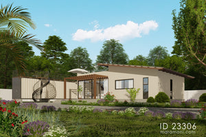 Two-storey 3 Bedroom House Plan - ID 23306