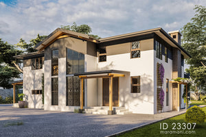 Stylish 3-Bedroom, 2-Story House Plan - ID 23307