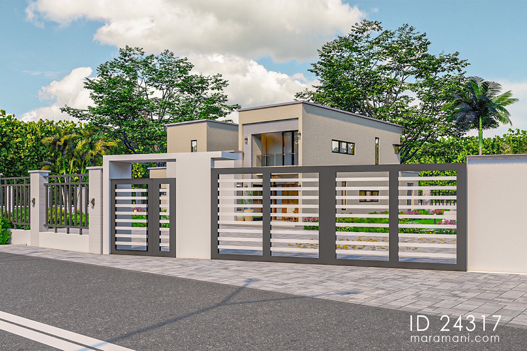 4-Bedroom Two-Story House Plan - ID 24317