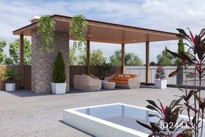 Elegant 2-Story 4 Bedrooms House Plan - ID 24413