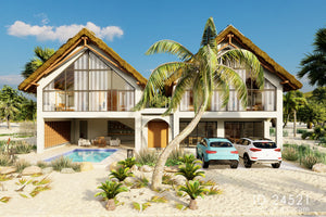 Two-story 4-Bedroom House Plan - ID 24521