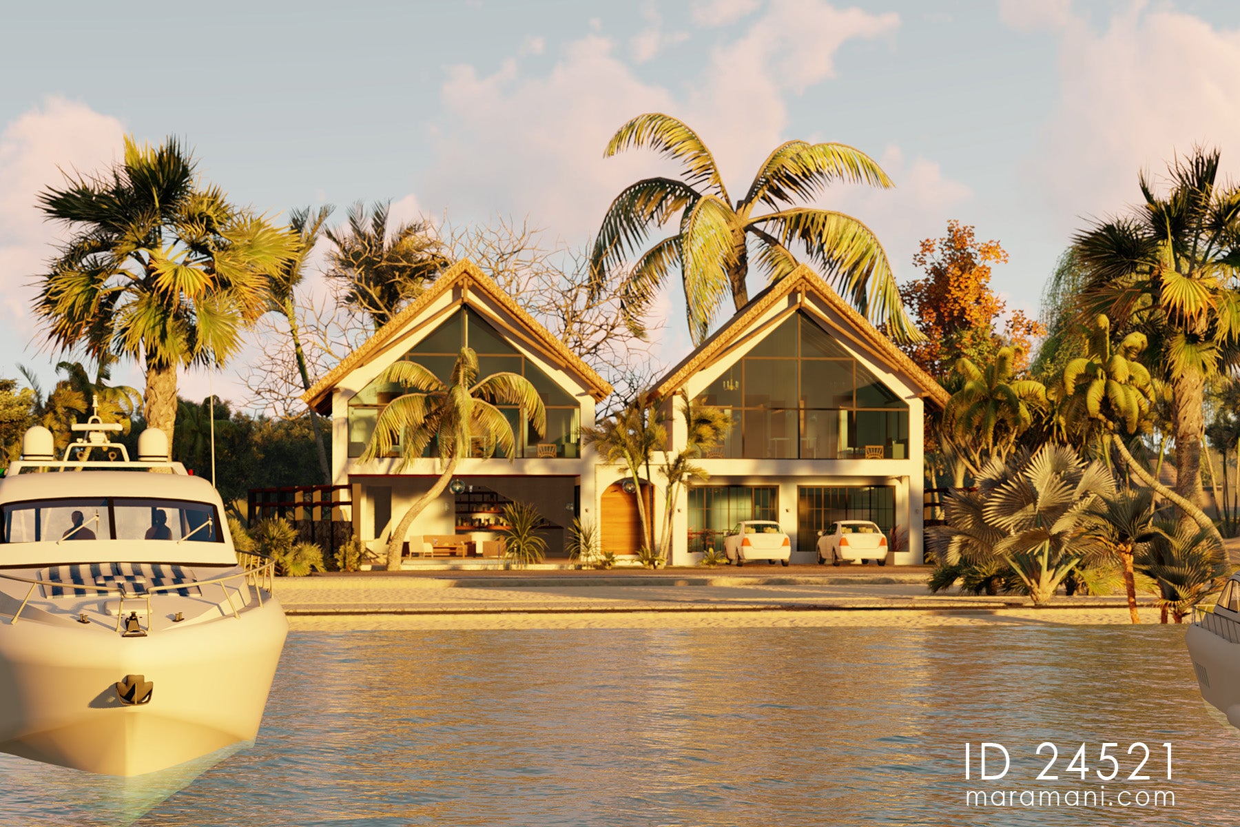 Two-story 4-Bedroom House Plan - ID 24521