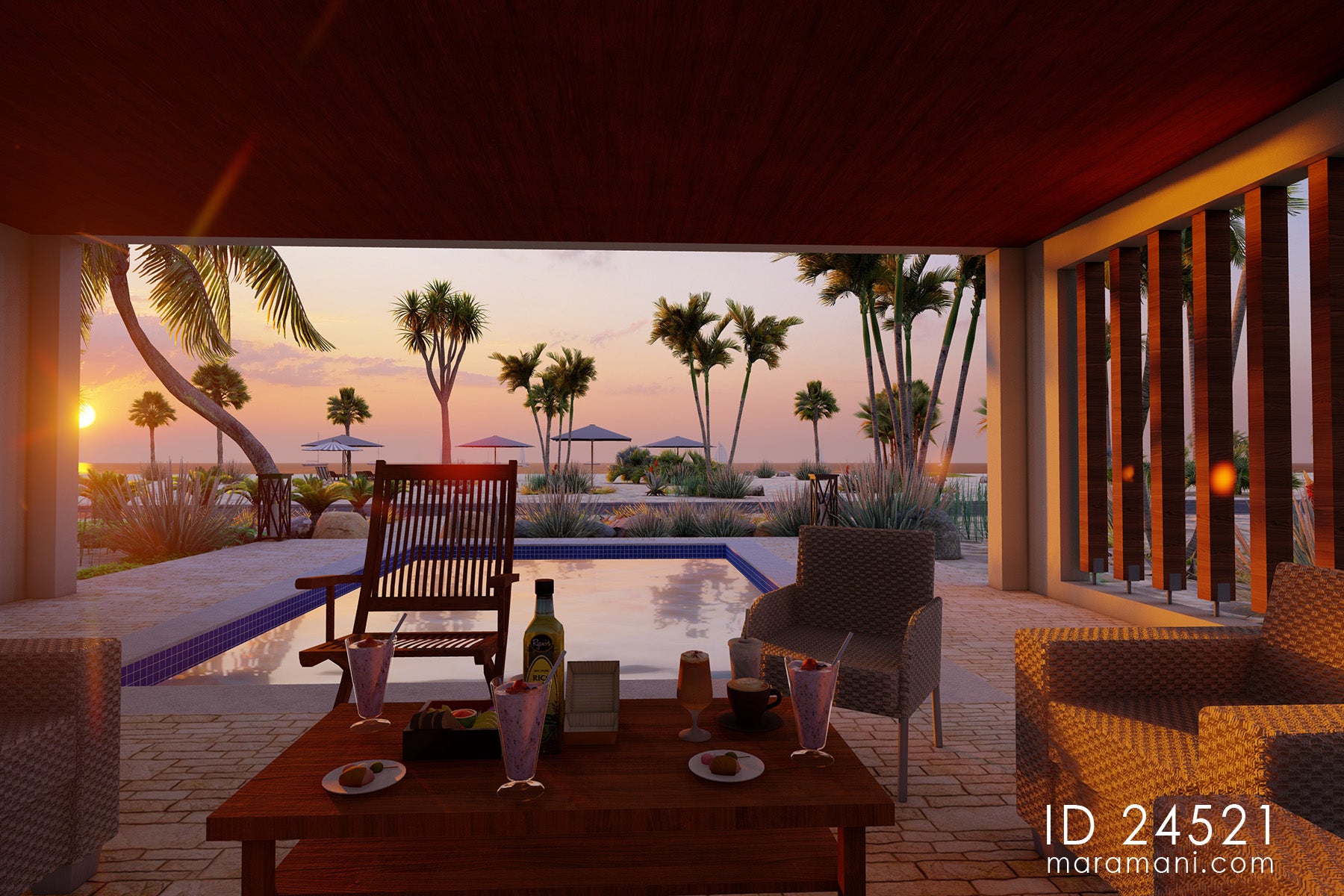 Two-story 4-Bedroom House Plan - ID 24521