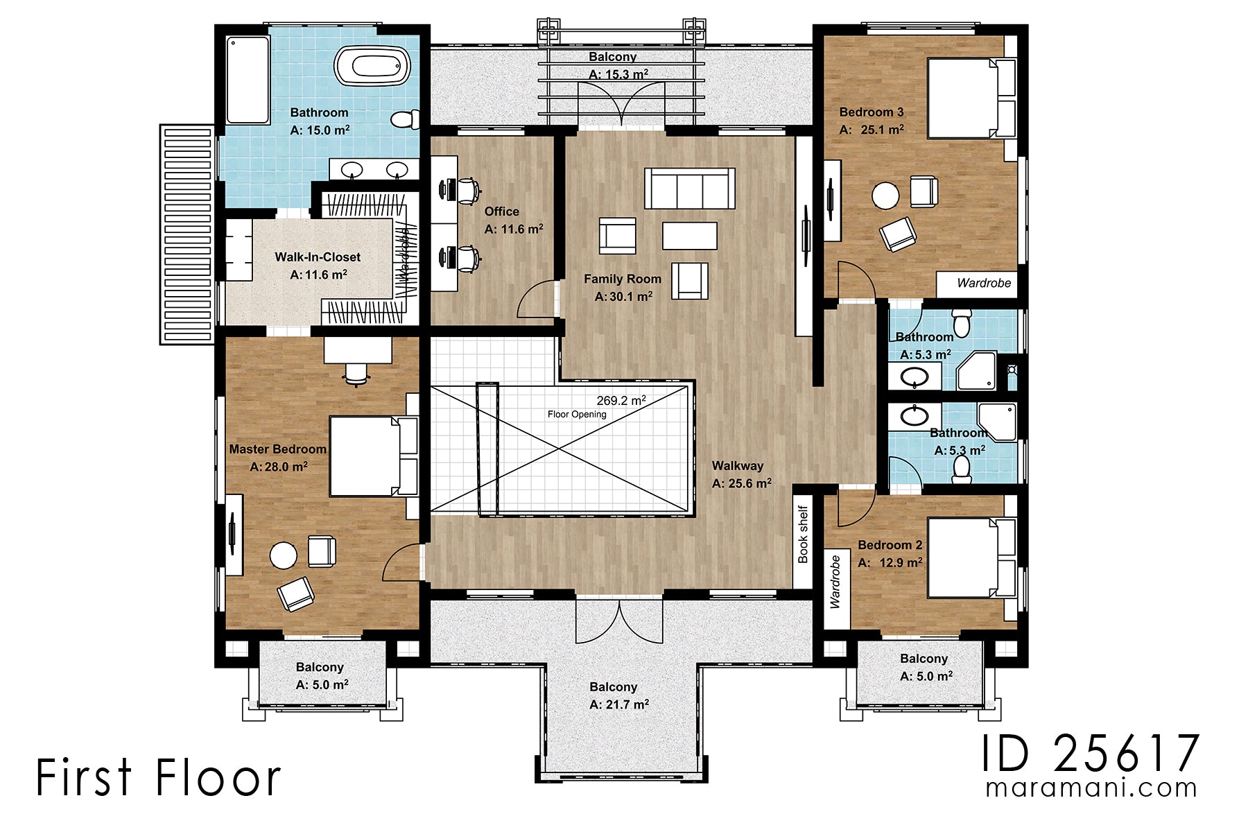 Two-Storey 5 Bedroom House - ID 25617