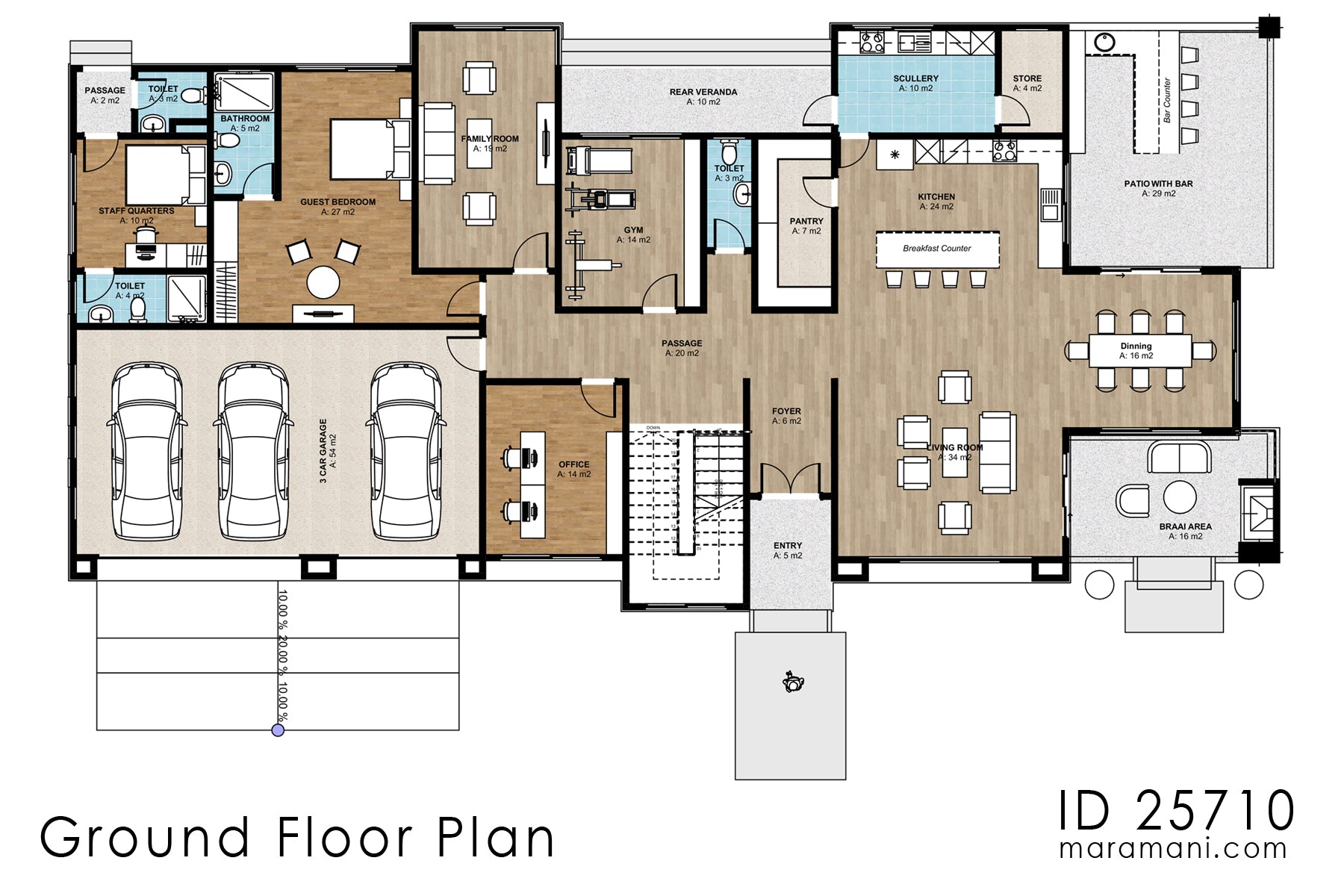 Luxurious 5-Bedroom 2-Story Mansion with Premium Amenities – ID 25710