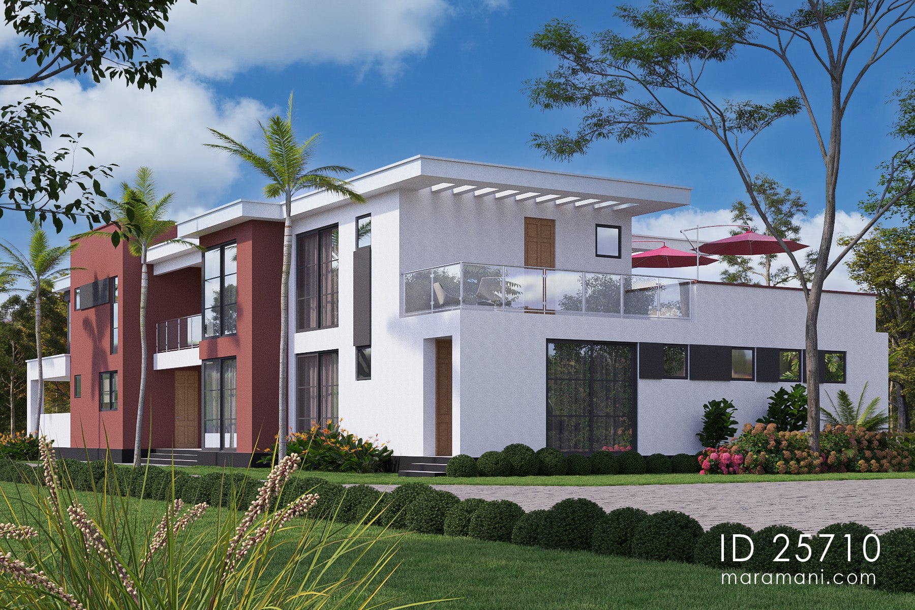 Luxurious 5-Bedroom 2-Story Mansion with Premium Amenities – ID 25710