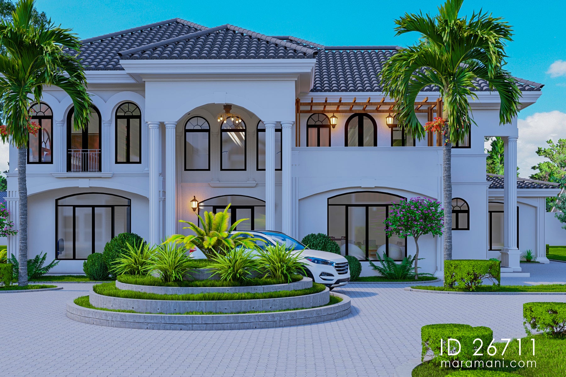 Spacious 6-Bedroom, 2-Story House Plan - ID 26711