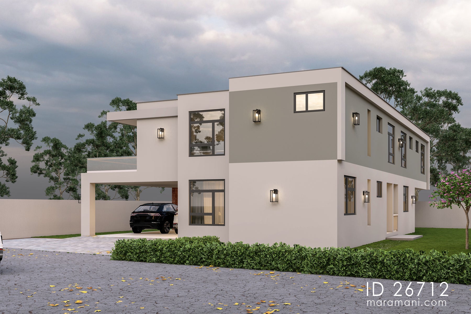 Spacious 6- Bedroom, 2-Story House Plan - ID 26712
