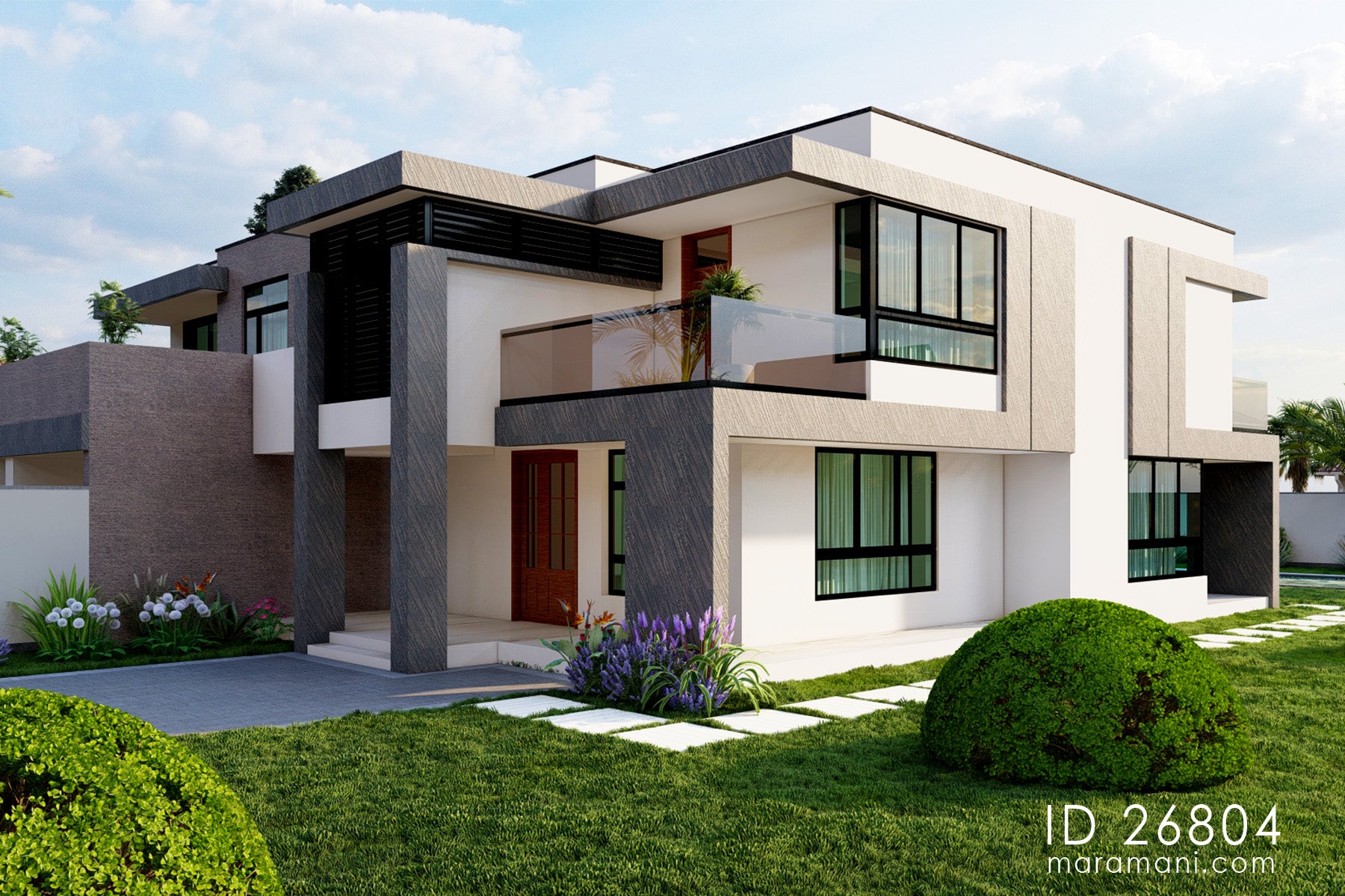 Spacious 6 Bedroom, 2-Story House Plan – ID 26804