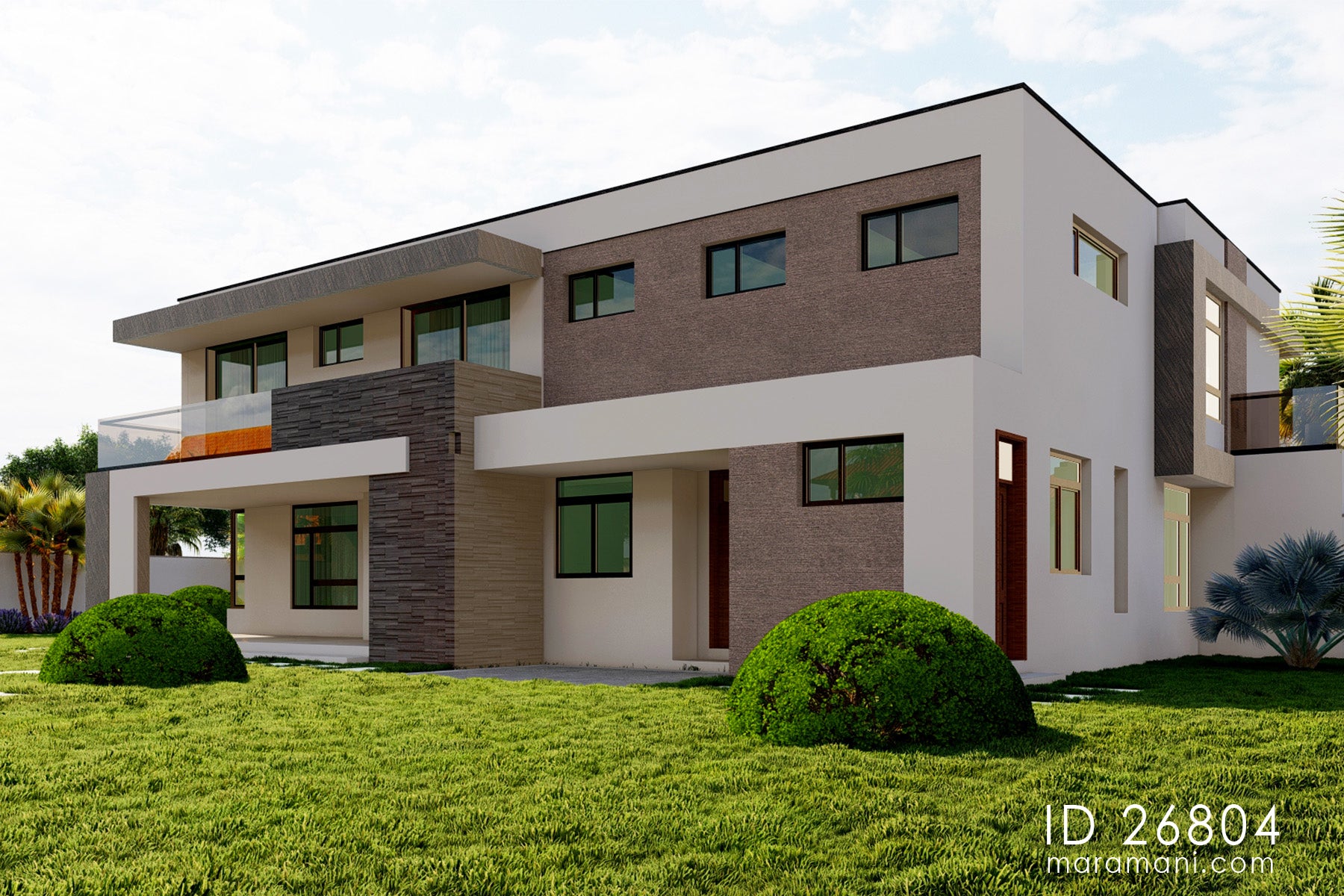 Spacious 6 Bedroom, 2-Story House Plan – ID 26804