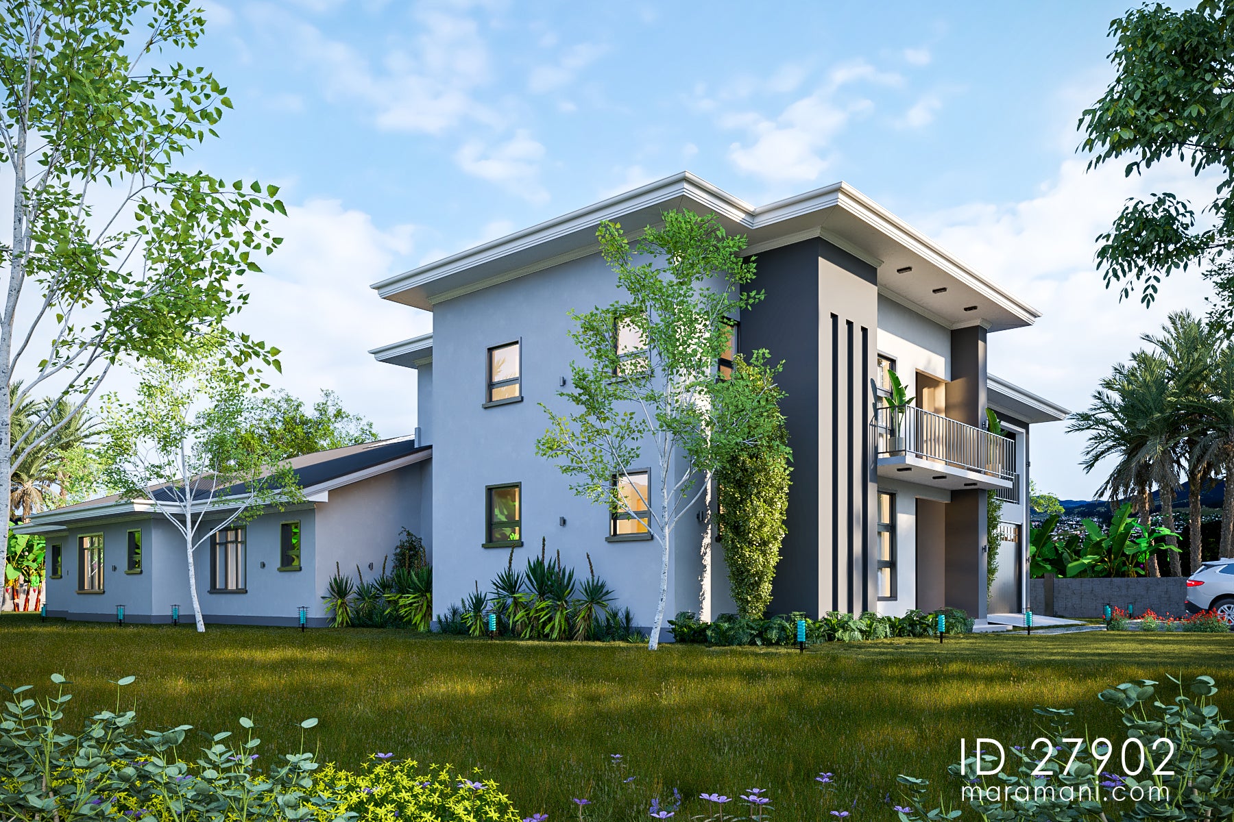 Grand 7-Bedroom 2-Story Mansion with Luxury Amenities – ID 27902