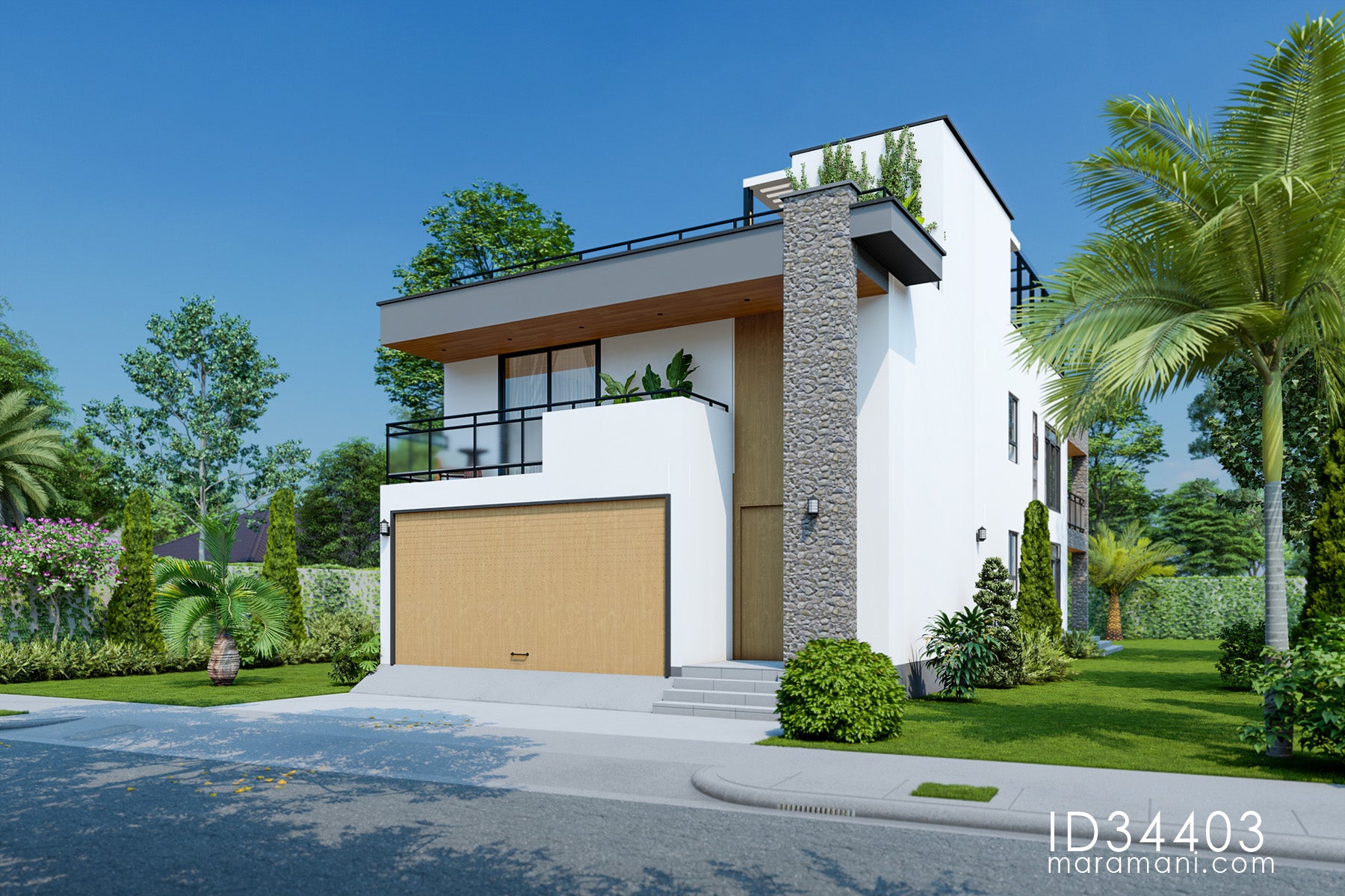 4 Bedroom House Plan - ID 34403