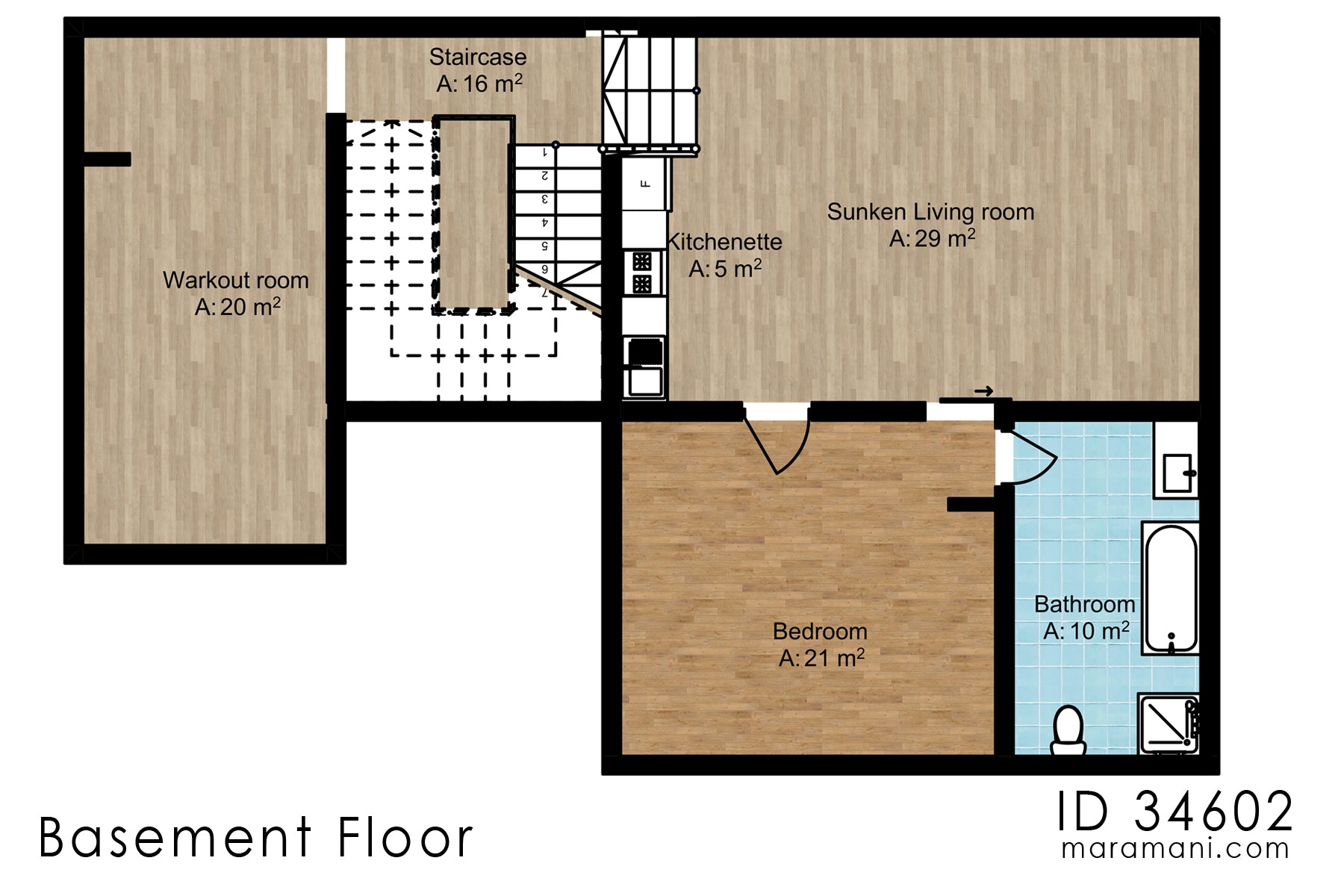 Luxurious 4 Bedroom, 3-Story House Plan – ID 34602