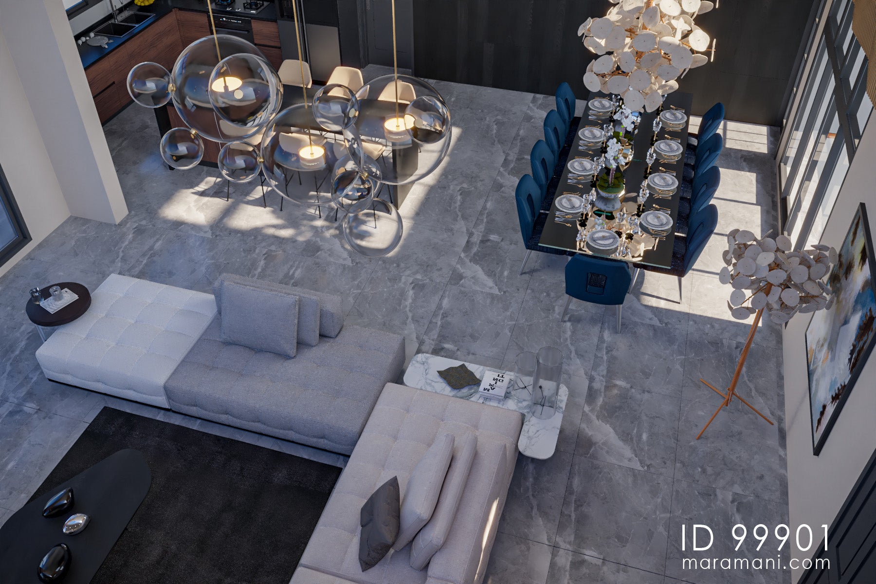 17 Flats Apartment Block - ID 99901