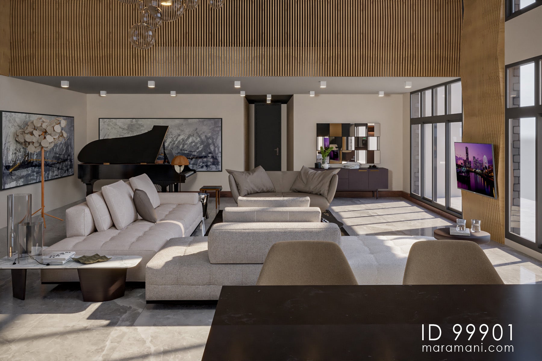 17 Flats Apartment Block - ID 99901