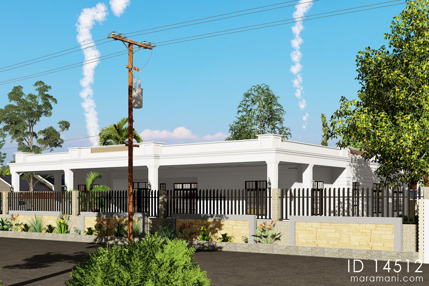 Spacious 4-Bedroom 5 Bathrooms House Plan - ID 14512